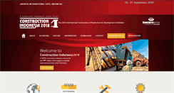 Desktop Screenshot of constructionindo.com